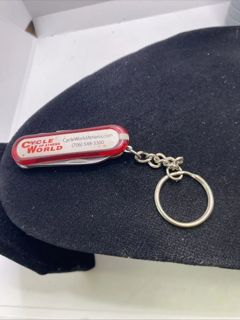 Cycle World Of Athens Vintage Keychain